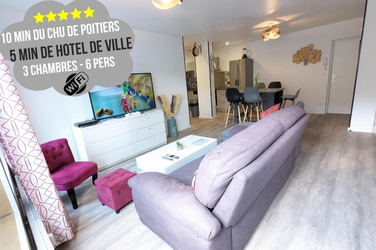 Beau-Jean, Un Cocon Sympa 5 Min A Pied Du Centre-Ville, Parking Prive, A 10 Min Du Chu Poitiers Exterior photo